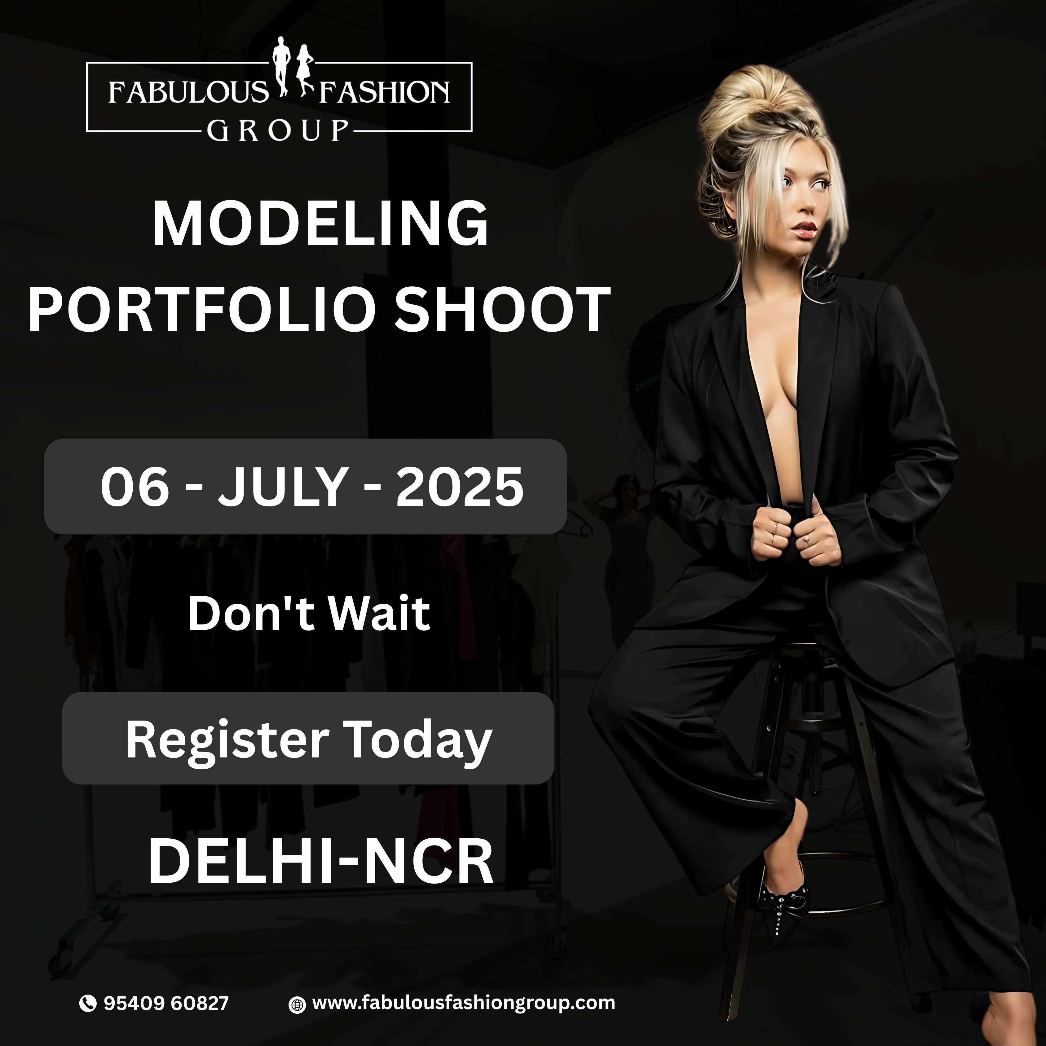Upcoming Portfolio Shoot in Delhi 2026 by Fabulous Fashion Group