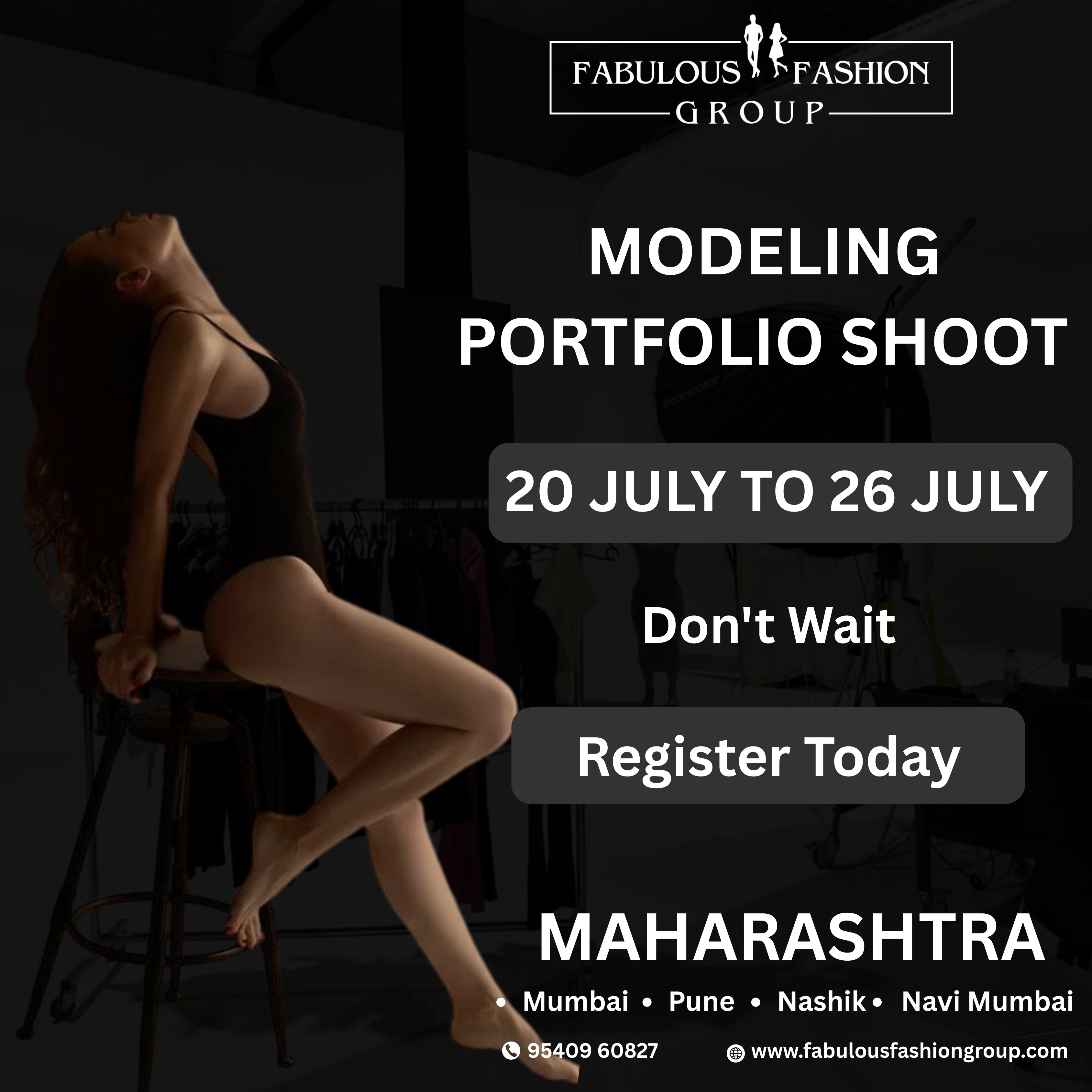 Portfolio Shoot in Maharashtra Mumbai 2026 by Fabulous Fashion Group