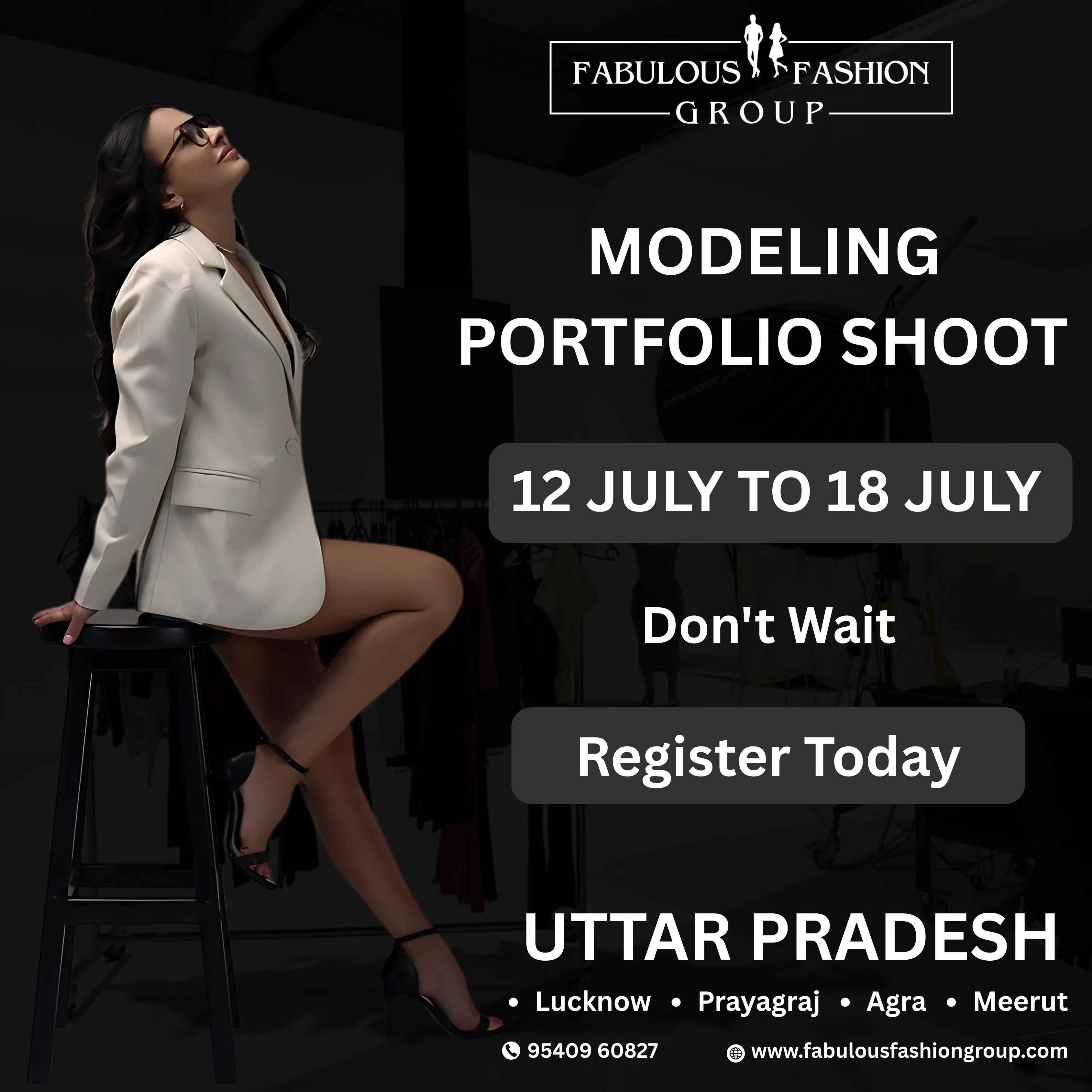 Upcoming Portfolio Shoot in Uttar Pradesh 2026 by Fabulous Fashion Group